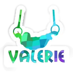 Gymnaste aux anneaux Autocollant Valerie Image