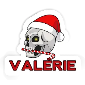 Sticker Weihnachtstotenkopf Valerie Image