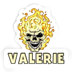 Aufkleber Totenkopf Valerie Image