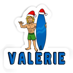Sticker Weihnachtssurfer Valerie Image