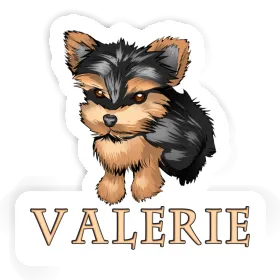 Valerie Sticker Yorkie Image