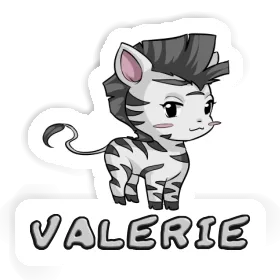 Aufkleber Zebra Valerie Image