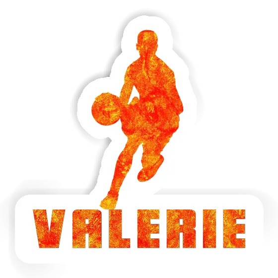 Valerie Sticker Basketball Player Laptop Image
