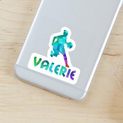 Joueuse de basket-ball Autocollant Valerie Image