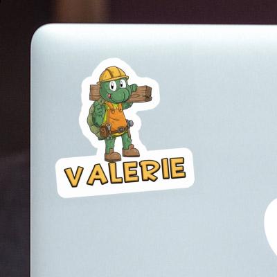 Autocollant Valerie Ouvrier du bâtiment Laptop Image