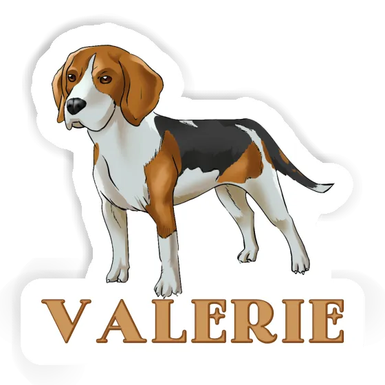 Autocollant Beagle Valerie Image