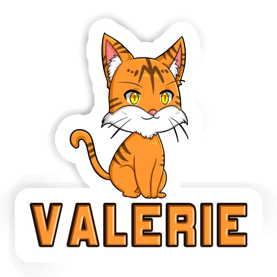 Aufkleber Katze Valerie Laptop Image