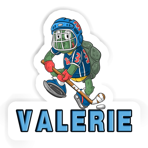 Hockeyspieler Aufkleber Valerie Image