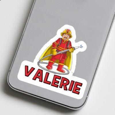 Sticker Valerie Firefighter Gift package Image