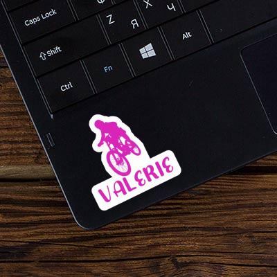 Aufkleber Freeride Biker Valerie Laptop Image