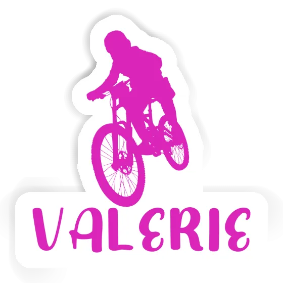 Aufkleber Freeride Biker Valerie Image