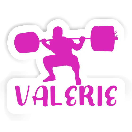 Valerie Sticker Gewichtheberin Laptop Image