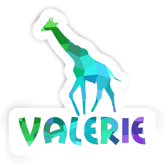 Valerie Sticker Giraffe Laptop Image