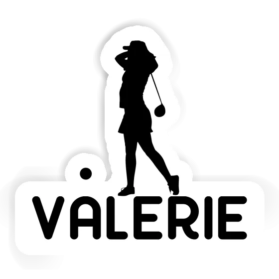 Valerie Sticker Golfer Valerie Sticker Golfer Image