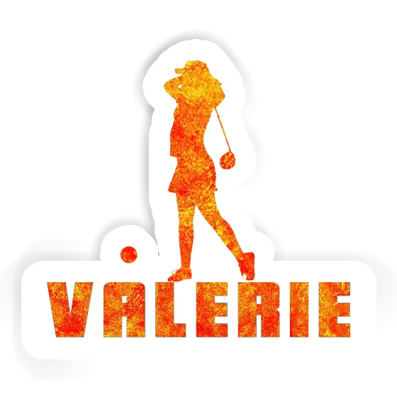 Golfer Sticker Valerie Laptop Golfer Sticker Valerie Laptop Image