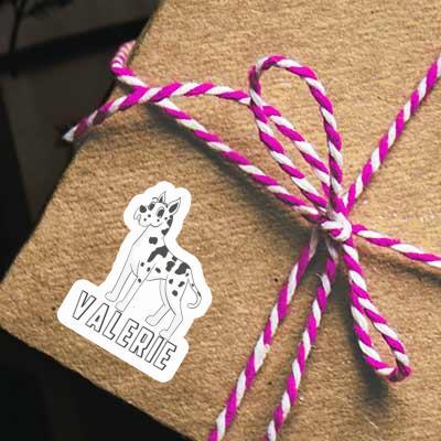 Sticker Valerie Great Dane Notebook Sticker Valerie Great Dane Gift package Image