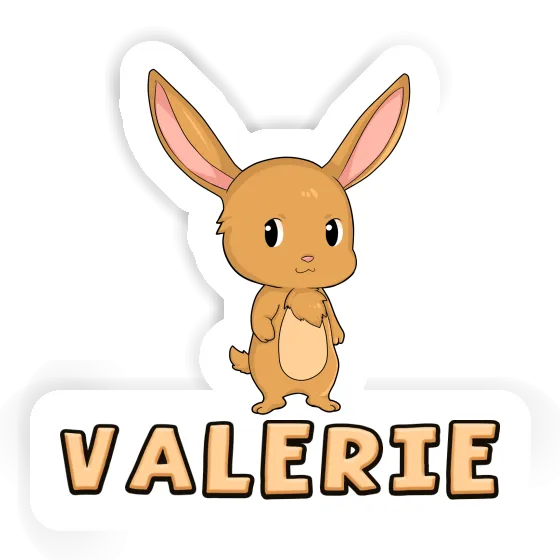Valerie Aufkleber Hase Notebook Image