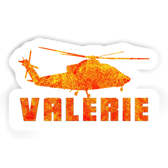 Aufkleber Helikopter Valerie Notebook Image