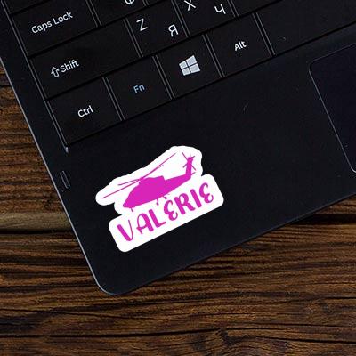 Valerie Sticker Helicopter Notebook Image