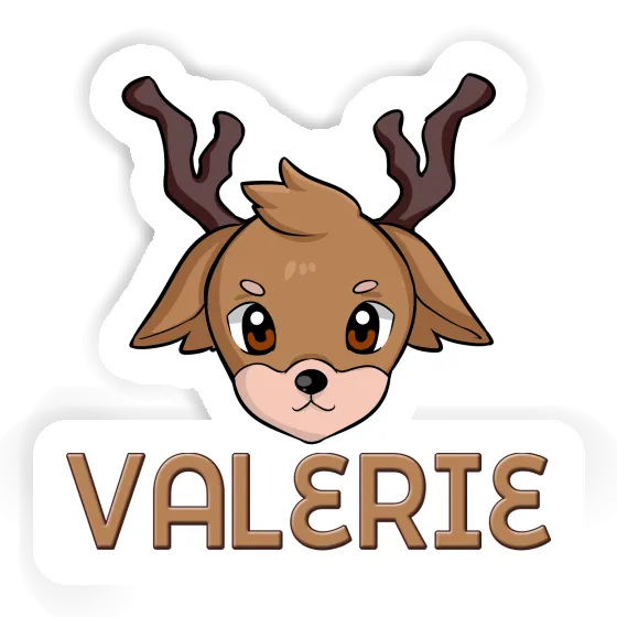 Hirschkopf Sticker Valerie Image