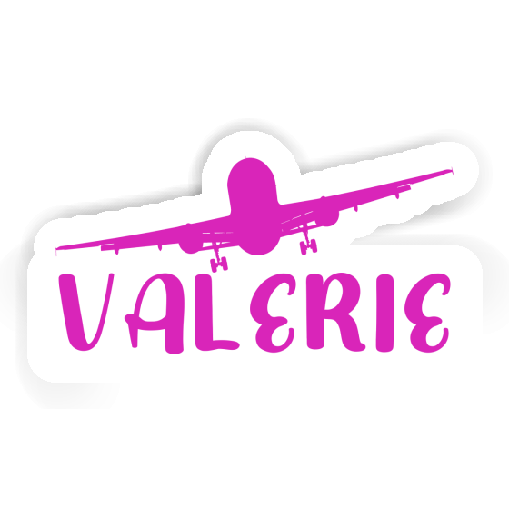 Valerie Sticker Flugzeug Notebook Image