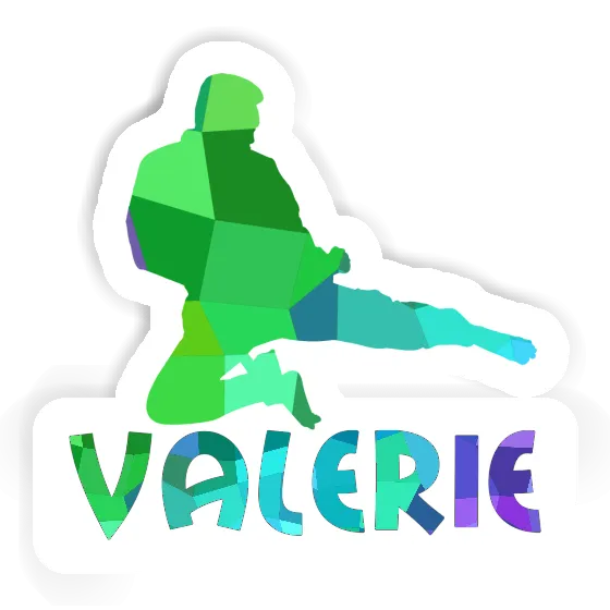 Valerie Sticker Karateka Laptop Image
