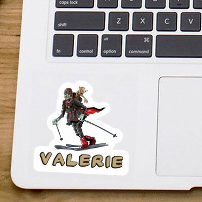 Valerie Aufkleber Telemarker Laptop Image
