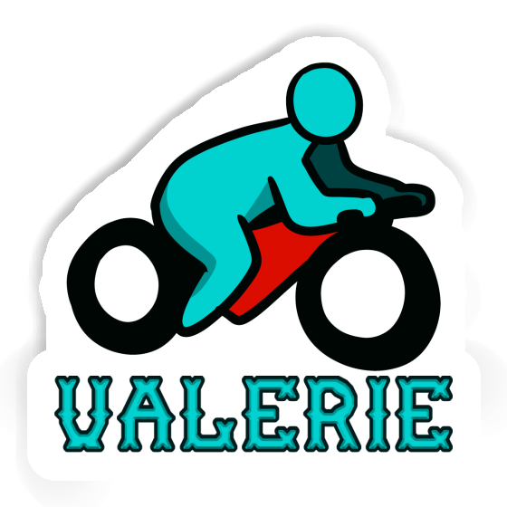 Autocollant Valerie Motocycliste Notebook Image