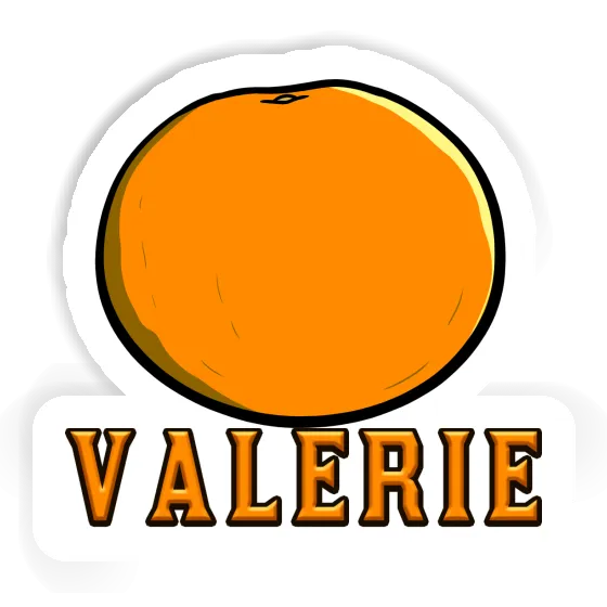 Aufkleber Orange Valerie Image