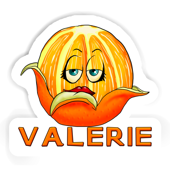 Sticker Orange Valerie Notebook Sticker Orange Valerie Gift package Image