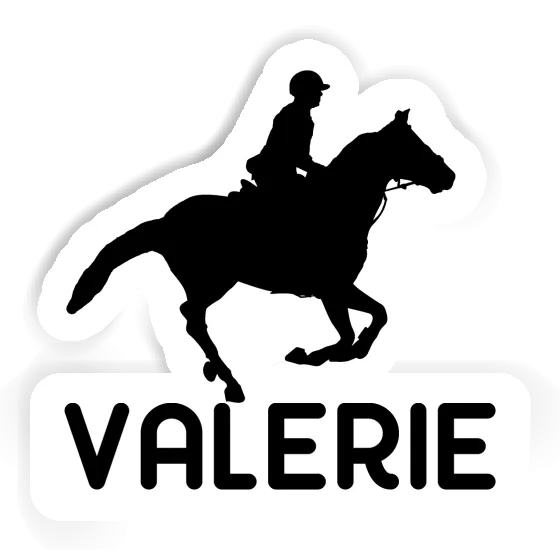 Autocollant Cavalière Valerie Notebook Image