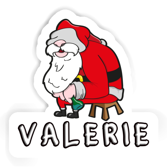 Valerie Sticker Santa Claus Laptop Image