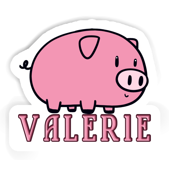 Valerie Sticker Schwein Notebook Image