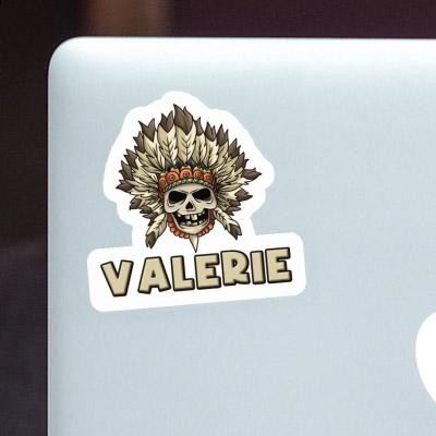 Autocollant Tête de mort Valerie Laptop Autocollant Tête de mort Valerie Laptop Image