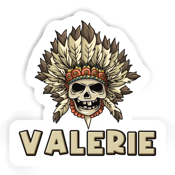 Autocollant Tête de mort Valerie Notebook Autocollant Tête de mort Valerie Gift package Image