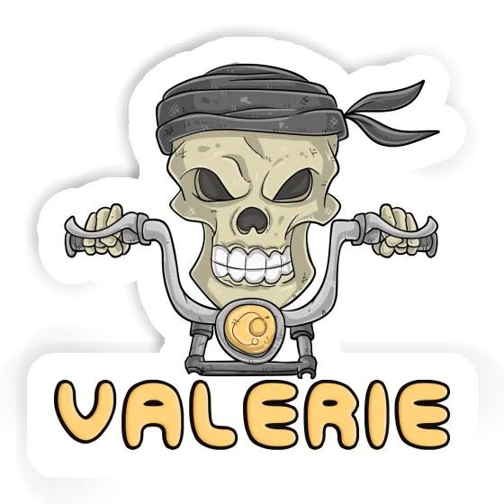 Autocollant Valerie Motocycliste Laptop Image