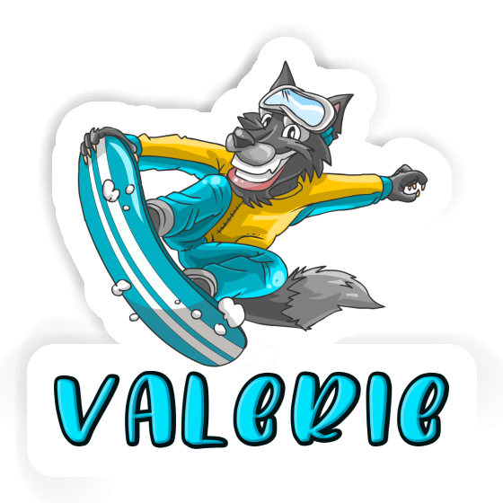 Sticker Boarder Valerie Notebook Image