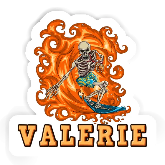 Valerie Aufkleber Surfer Notebook Image