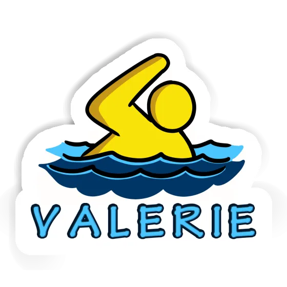Sticker Valerie Swimmer Laptop Image