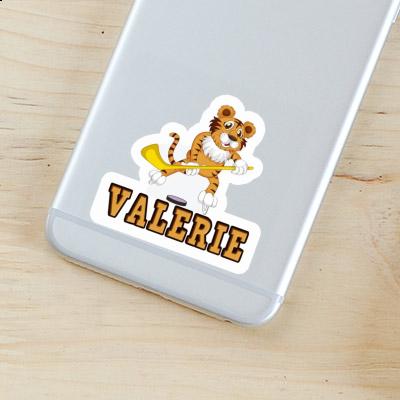 Sticker Valerie Hockey Player Notebook Image