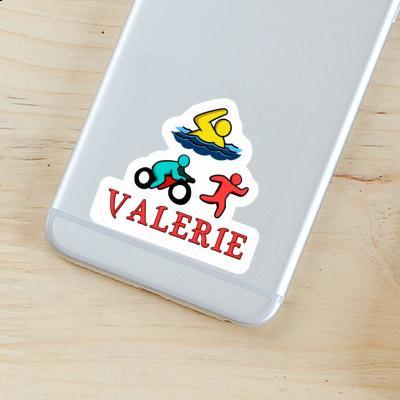 Sticker Triathlete Valerie Laptop Image