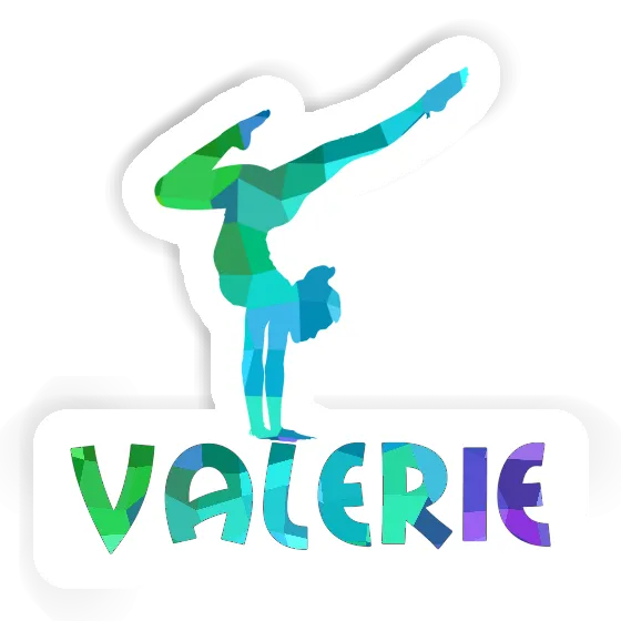 Yoga-Frau Sticker Valerie Gift package Image