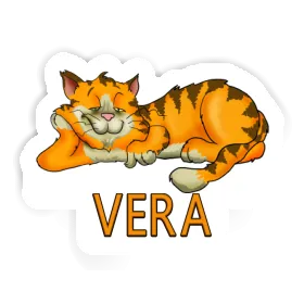 Sticker Chilling Cat Vera Image