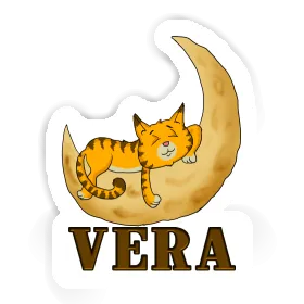 Sticker Vera Sleeping Cat Image