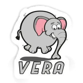 Sticker Vera Jumping Elephant Image