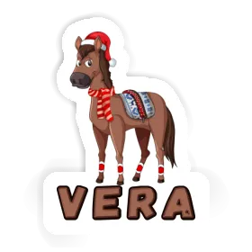 Sticker Christmas Horse Vera Image