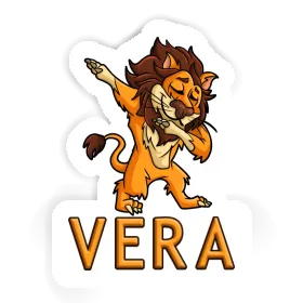 Sticker Vera Dabbing Lion Image