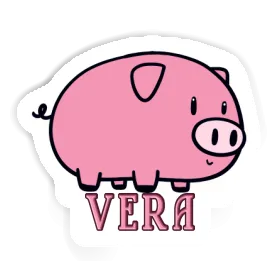 Sticker Pig Vera Image