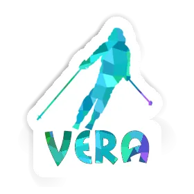 Sticker Skier Vera Image