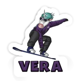 Sticker Snowboarder Vera Image